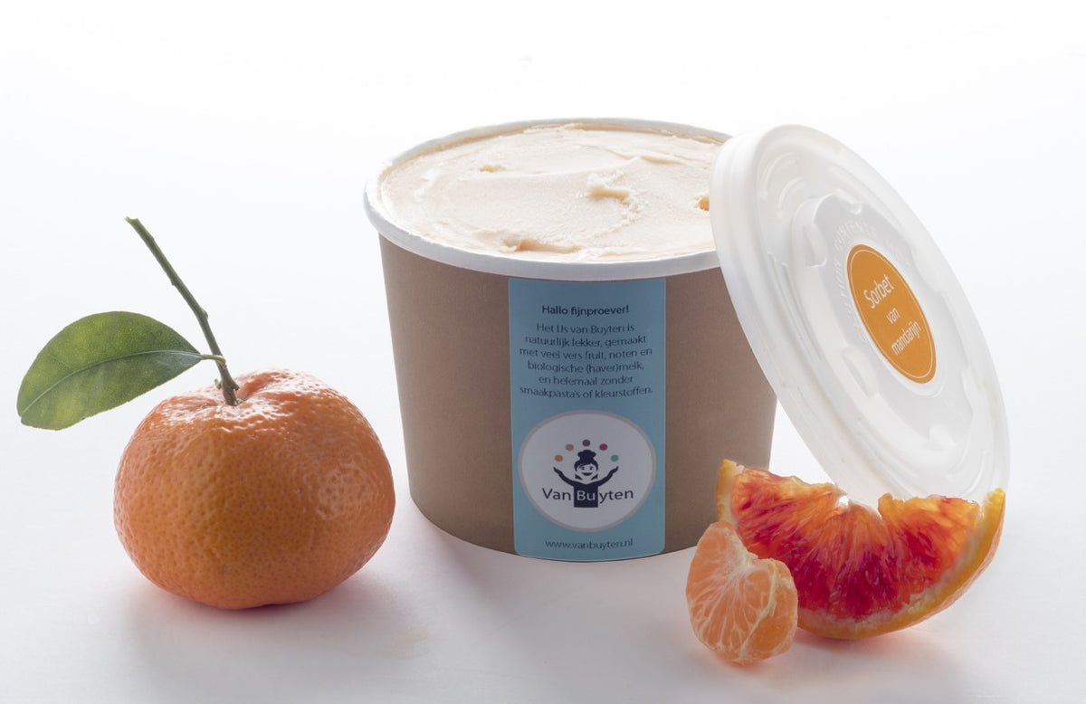 Sorbet van Mandarijn (550ml)