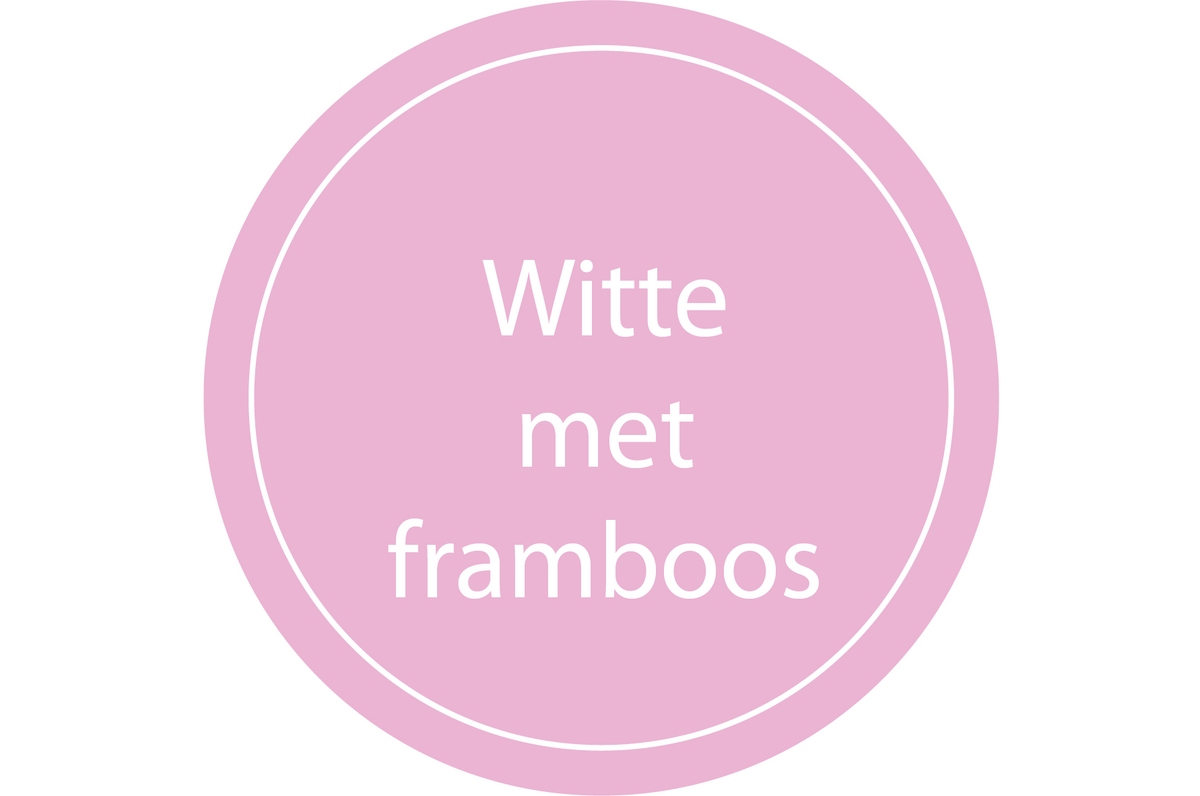 Witte met framboos (550ml)